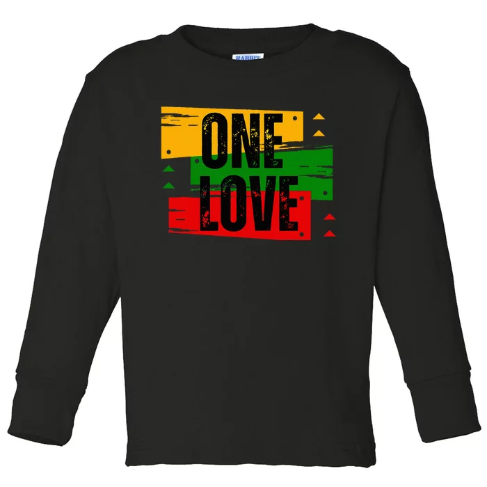 One Love Toddler Long Sleeve Shirt