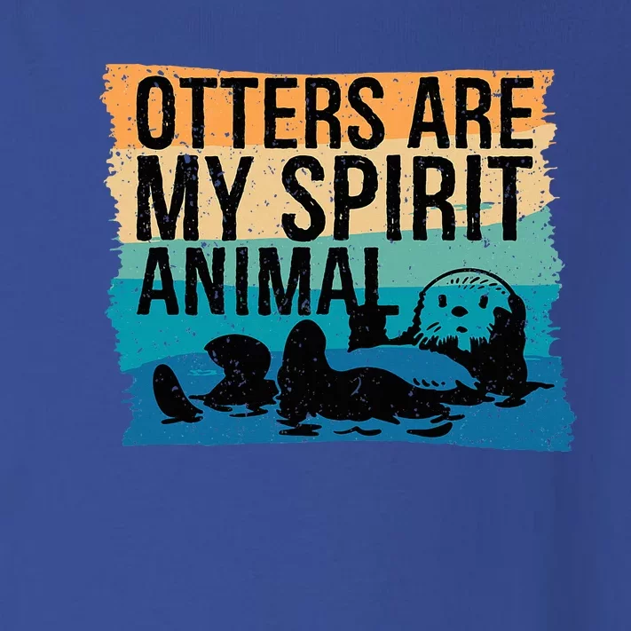 O.tter Lover O.tter Spirit Animal Funny Otter Otter Toddler Long Sleeve Shirt