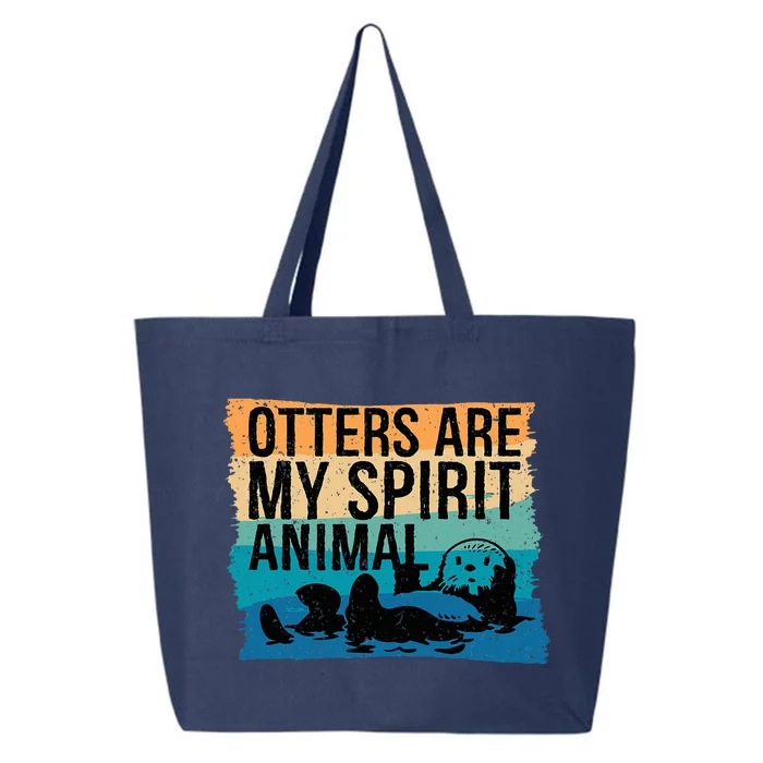 O.tter Lover O.tter Spirit Animal Funny Otter Otter 25L Jumbo Tote