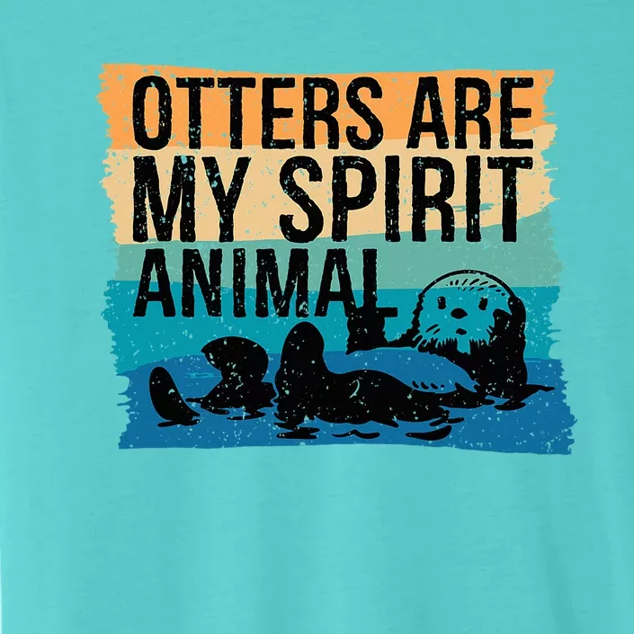 O.tter Lover O.tter Spirit Animal Funny Otter Otter ChromaSoft Performance T-Shirt