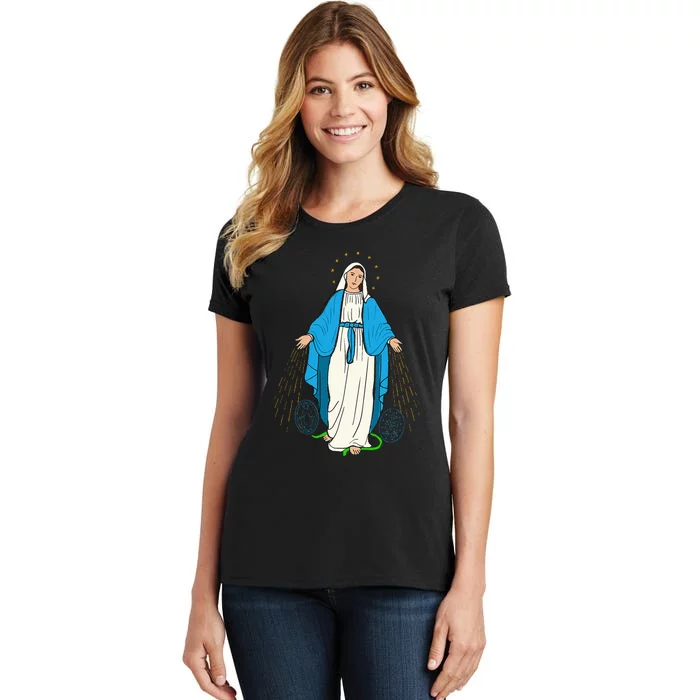 Our Lady Of Grace Virgen De La Medalla Milagrosa Women's T-Shirt