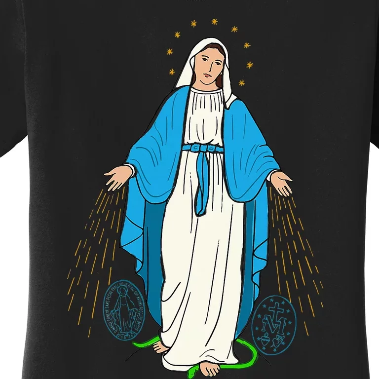 Our Lady Of Grace Virgen De La Medalla Milagrosa Women's T-Shirt