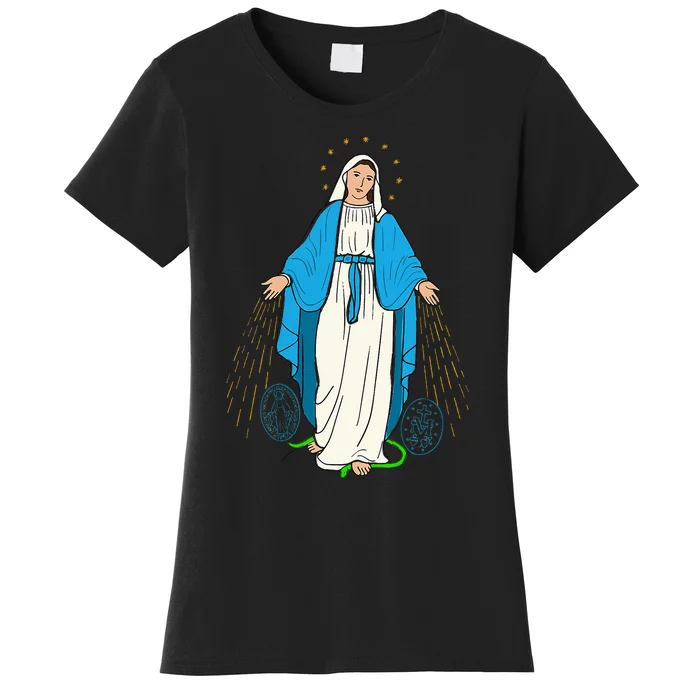 Our Lady Of Grace Virgen De La Medalla Milagrosa Women's T-Shirt