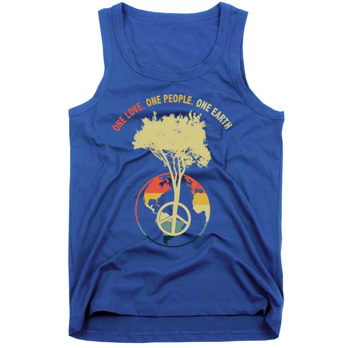 One Love One People One Earth Save Earth Happy Earth Day Gift Tank Top