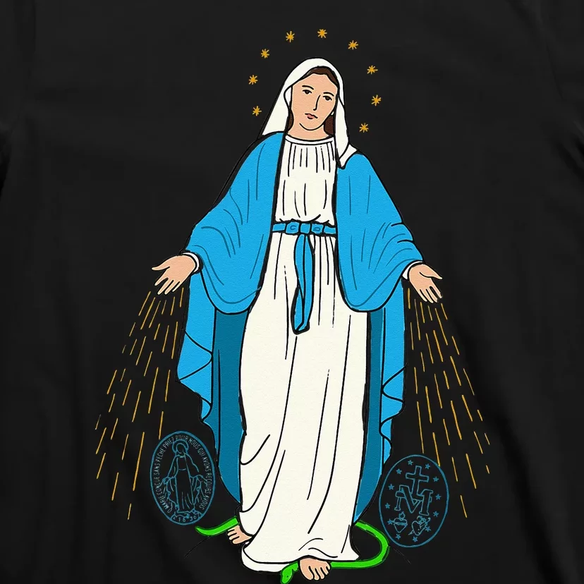 Our Lady Of Grace Virgen De La Medalla Milagrosa T-Shirt