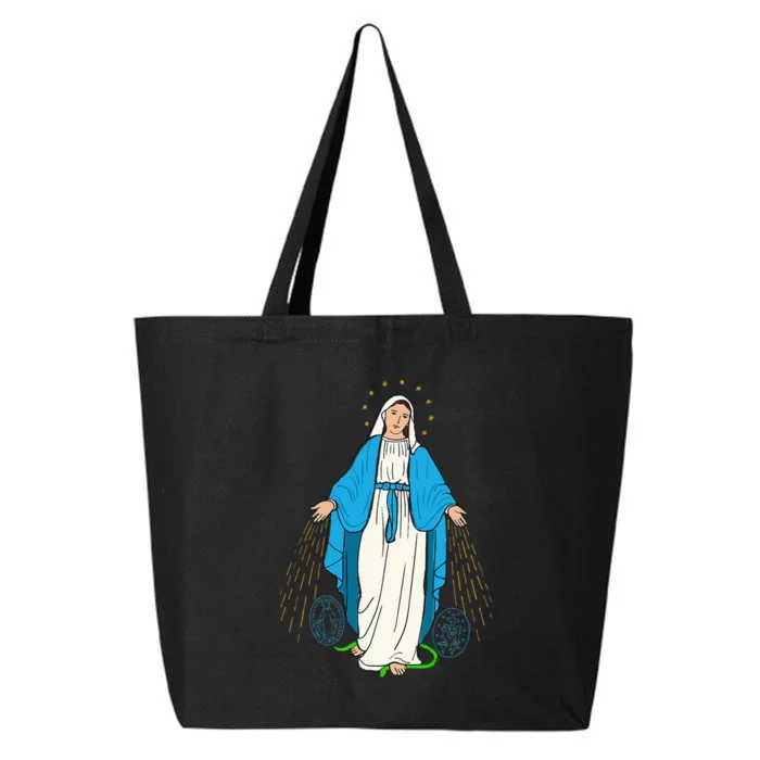 Our Lady Of Grace Virgen De La Medalla Milagrosa 25L Jumbo Tote