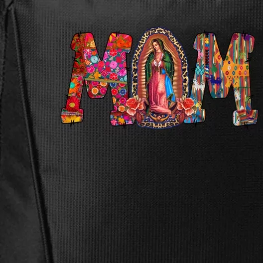 Our Lady Of Guadalupe Catholic Virgin Mary Mexican Mom Gift City Backpack