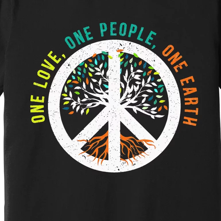 One Love One People One Earth International Day Of Peace Premium T-Shirt