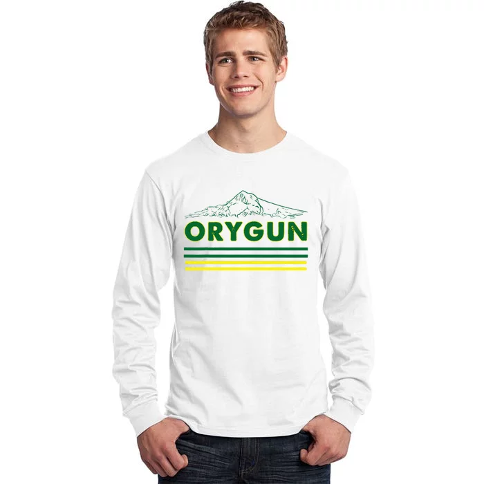 Oregon Lovers Orygun Outdoors Beautiful Mt. Hood Tall Long Sleeve T-Shirt