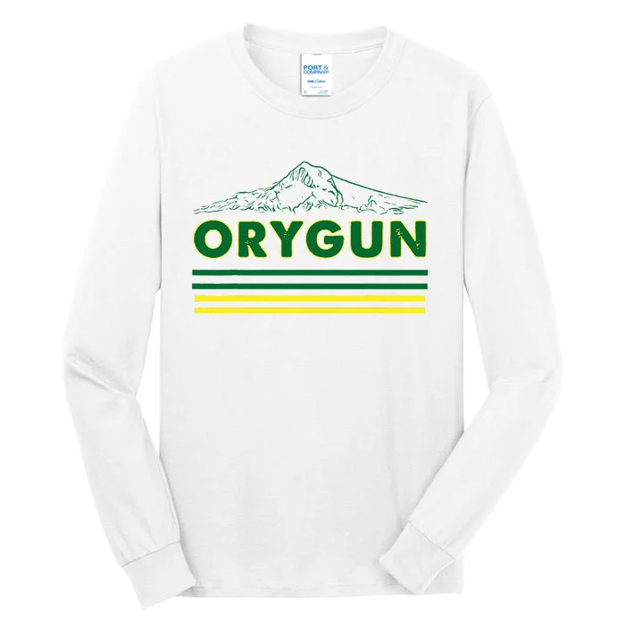 Oregon Lovers Orygun Outdoors Beautiful Mt. Hood Tall Long Sleeve T-Shirt