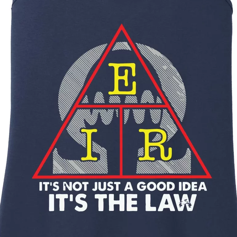 Ohms Law Ohms Law Triangle Electrical Engineer T Ladies Essential Tank