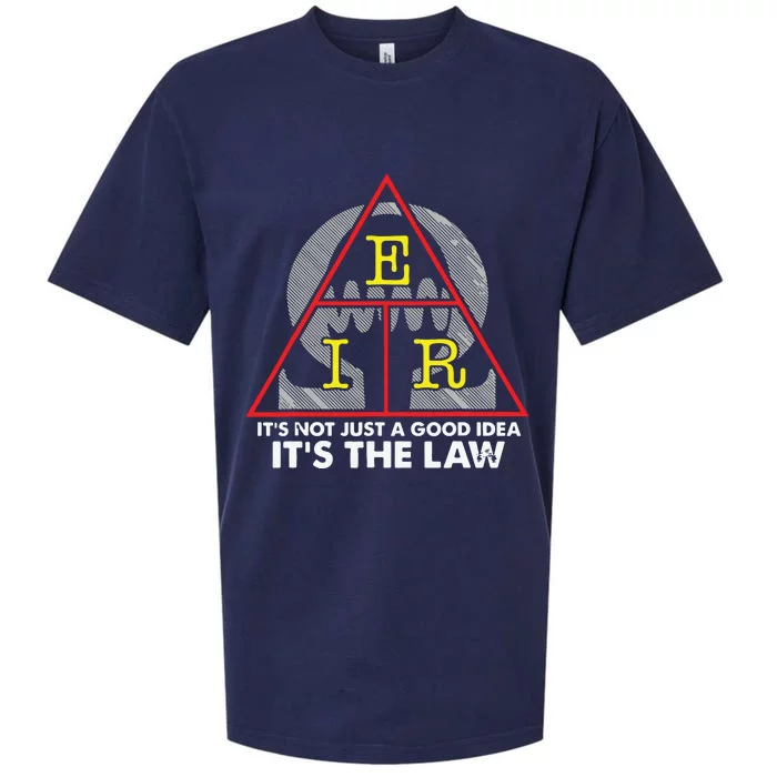 Ohms Law Ohms Law Triangle Electrical Engineer T Sueded Cloud Jersey T-Shirt