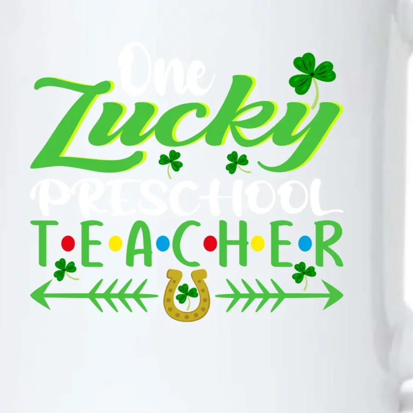 One Lucky Preschool Teacher St Patrick's Day For Teacher Funny Gift Black Color Changing Mug