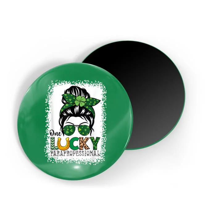 One Lucky Para St Patricks Day Shamrock Paraprofessional Magnet