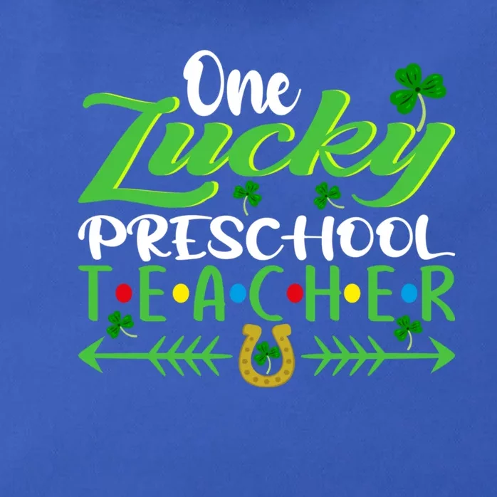 One Lucky Preschool Teacher St Patrick's Day For Teacher Gift Zip Tote Bag