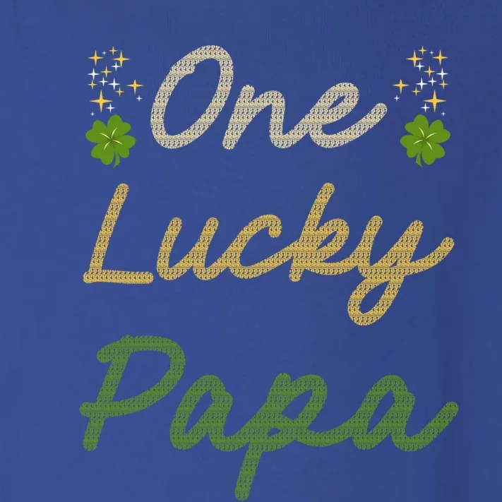 One Lucky Papa St Patrick's Day Pregnancy Announcet Dad Meaningful Gift Toddler Long Sleeve Shirt