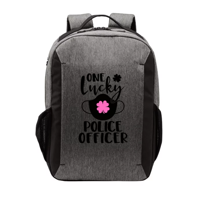 One Lucky Police Officer St Patrick's Day Cop Gift Vector Backpack