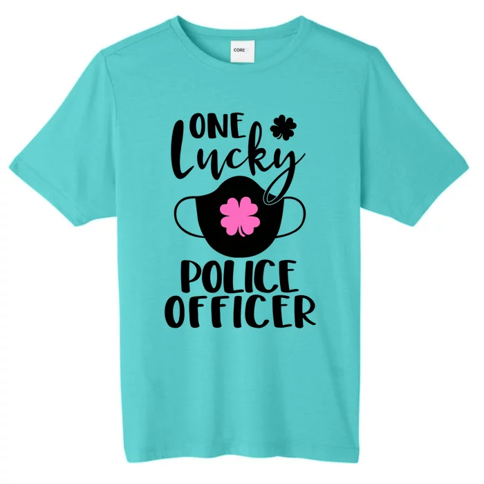 One Lucky Police Officer St Patrick's Day Cop Gift ChromaSoft Performance T-Shirt