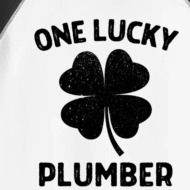 One Lucky Plumber St Patricks Day Green Shamrock Leaf Toddler Fine Jersey T-Shirt