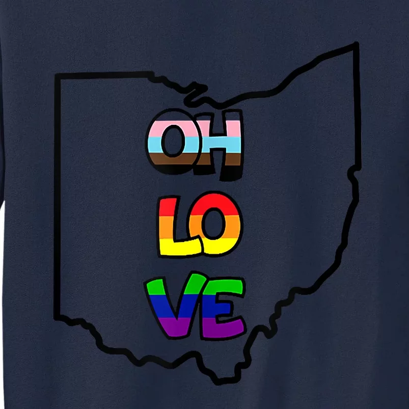 OHIO Love Pride Gift Tank Top Tall Sweatshirt