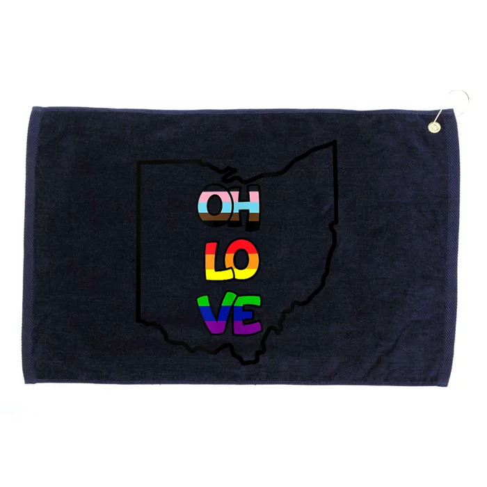 OHIO Love Pride Gift Tank Top Grommeted Golf Towel