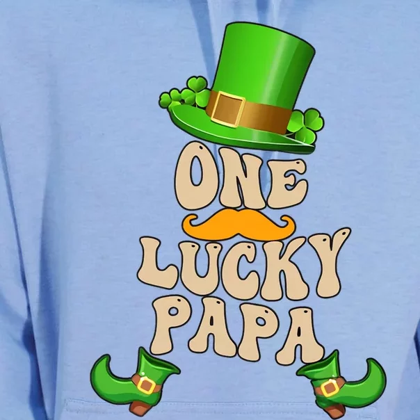 One Lucky Papa Unisex Surf Hoodie