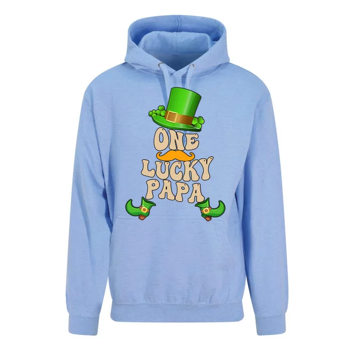 One Lucky Papa Unisex Surf Hoodie