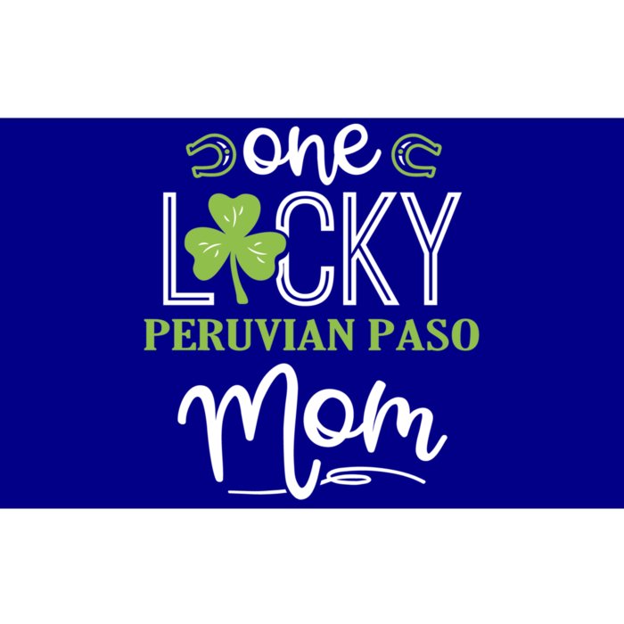 One Lucky Peruvian Paso Horse Mom Irish Horseback Riding Gift Bumper Sticker