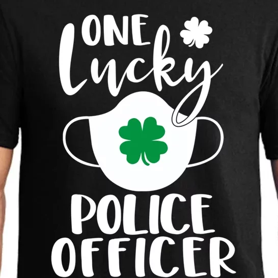 One Lucky Police Officer St Patrick's Day Cop Cute Gift Pajama Set