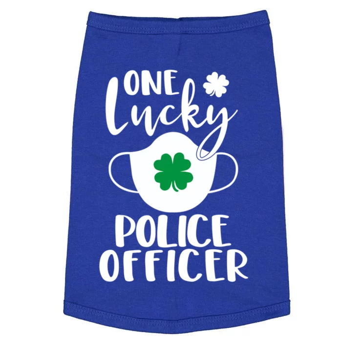 One Lucky Police Officer St Patrick's Day Cop Cute Gift Doggie Tank