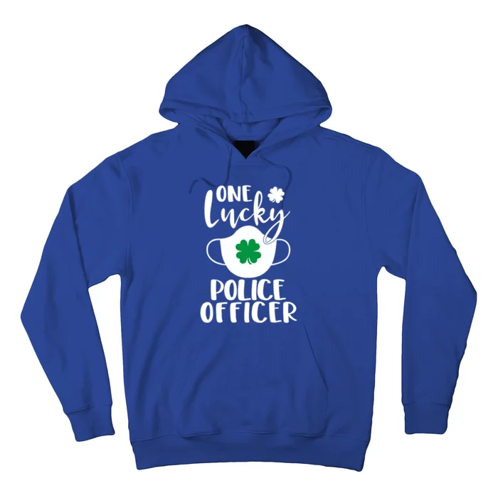 One Lucky Police Officer St Patrick's Day Cop Cute Gift Hoodie