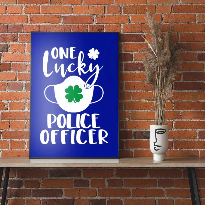 One Lucky Police Officer St Patrick's Day Cop Cute Gift Poster