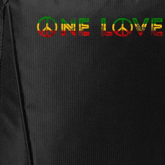 One Love Rasta Reggae Music Rastafarian Lover Jamaica Peace City Backpack