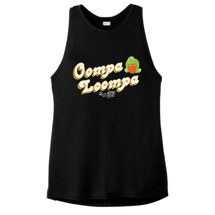 Oompa Loompa Retro Ladies Tri-Blend Wicking Tank