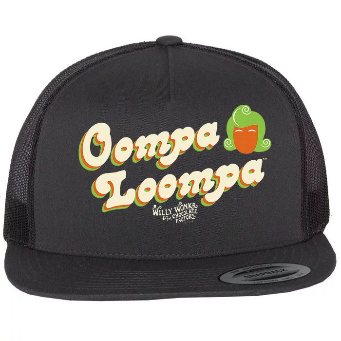 Oompa Loompa Retro Flat Bill Trucker Hat