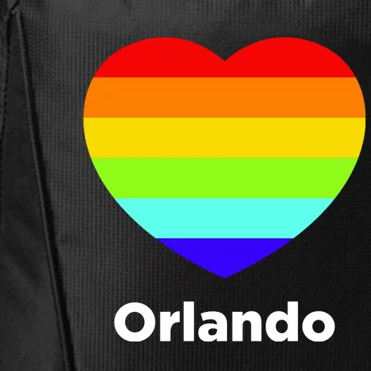 Orlando Love Rainbow Heart City Backpack