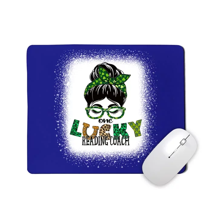 One Lucky Reading Coach Bleached St Patricks Day Gift Mousepad