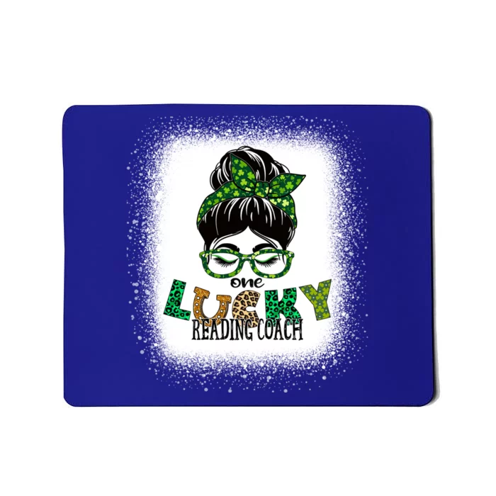 One Lucky Reading Coach Bleached St Patricks Day Gift Mousepad