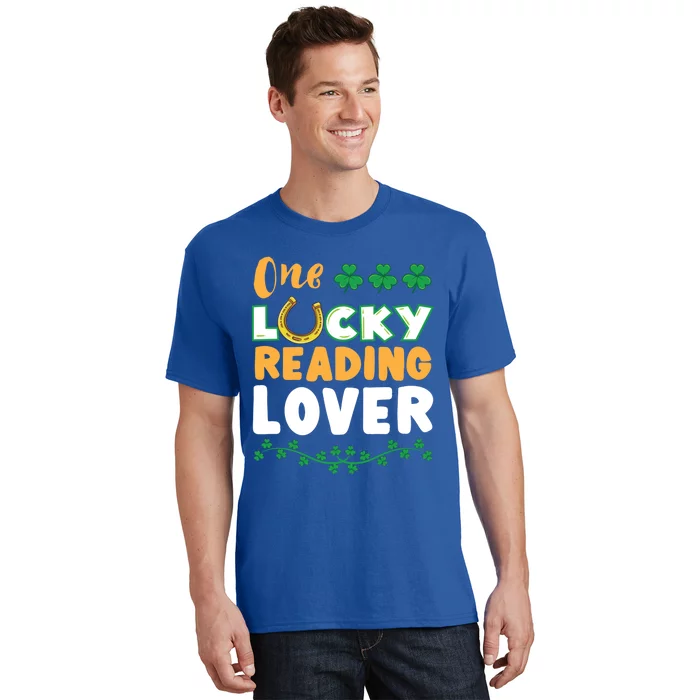 One Lucky Reading Lover St Patricks Day Gift T-Shirt