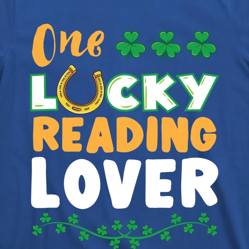 One Lucky Reading Lover St Patricks Day Gift T-Shirt