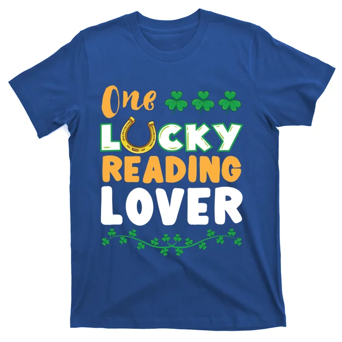 One Lucky Reading Lover St Patricks Day Gift T-Shirt