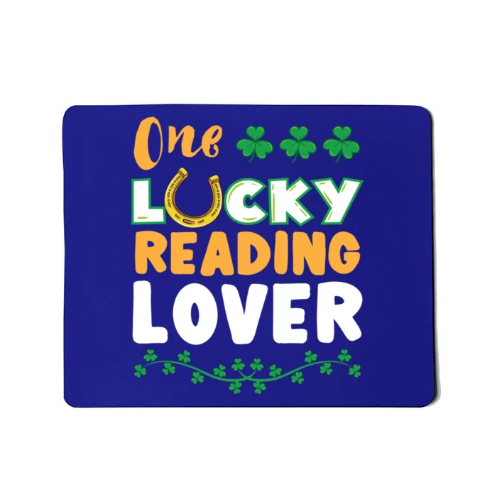 One Lucky Reading Lover St Patricks Day Gift Mousepad