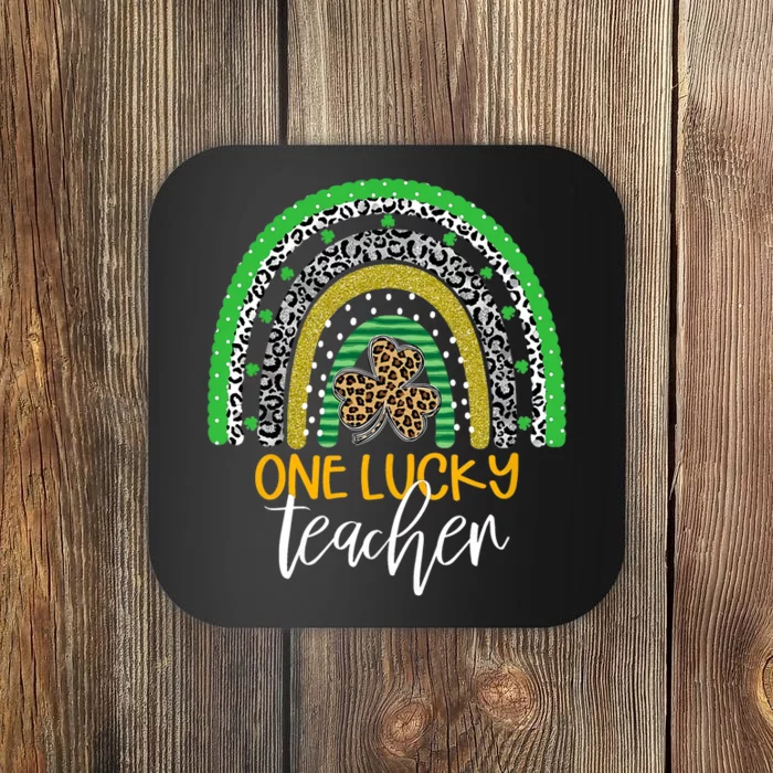 One Lucky Shamrock Teacher St Patrick’S Day Appreciation Coaster