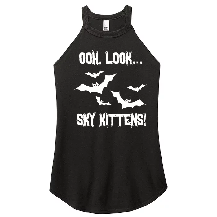 OOh Look... Sky Kittens Funny Women’s Perfect Tri Rocker Tank