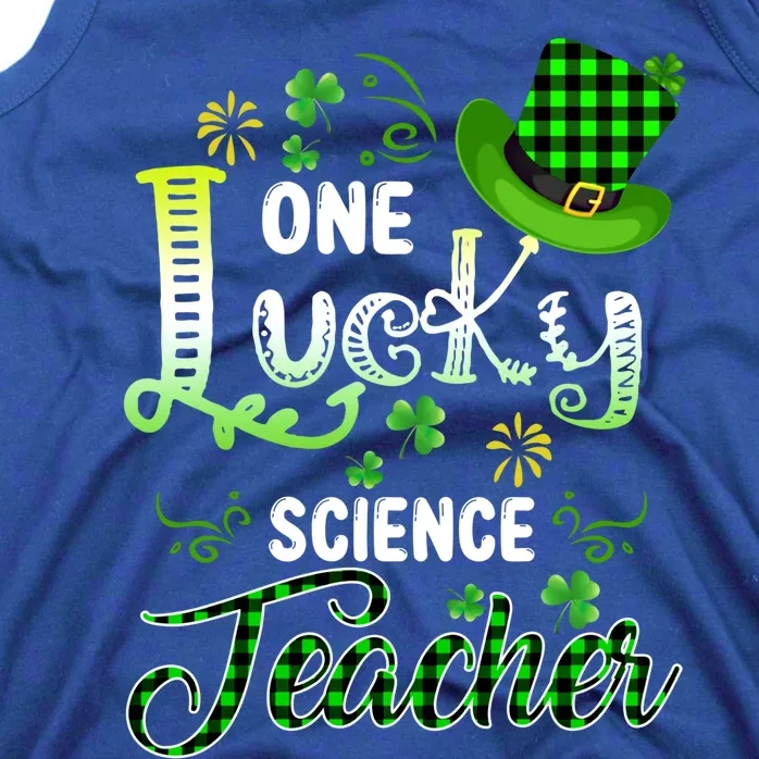 One Lucky Science Teacher Happy St Patricks Day Gift Tank Top