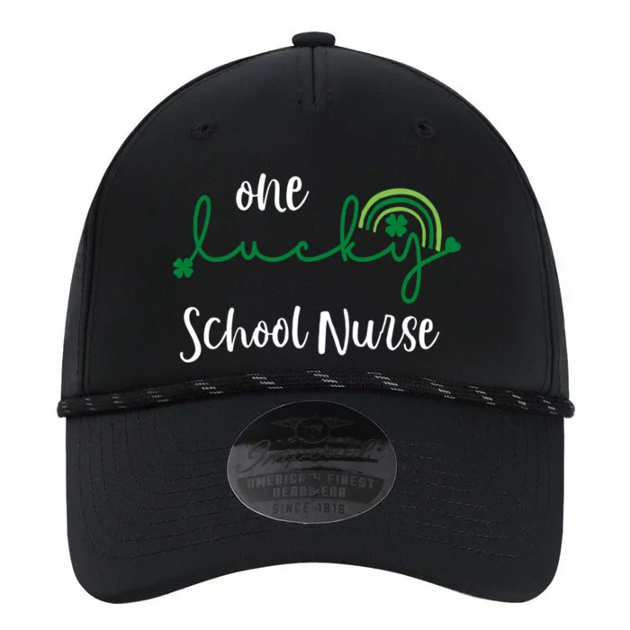 One Lucky School Nurse St Patrick's Day Irish Shamrock Gift Performance The Dyno Cap