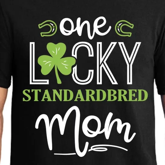 One Lucky Standardbred Horse Mom Irish Horseback Riding Gift Pajama Set