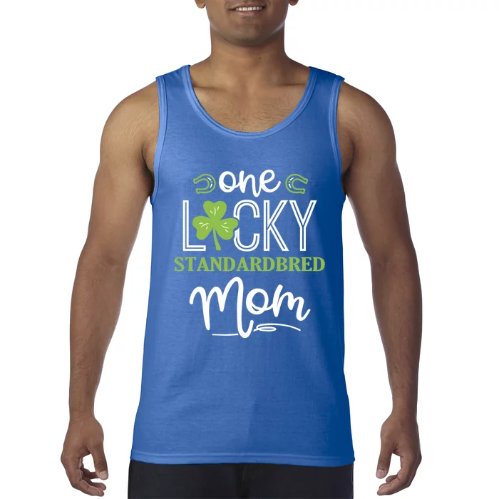 One Lucky Standardbred Horse Mom Irish Horseback Riding Gift Tank Top