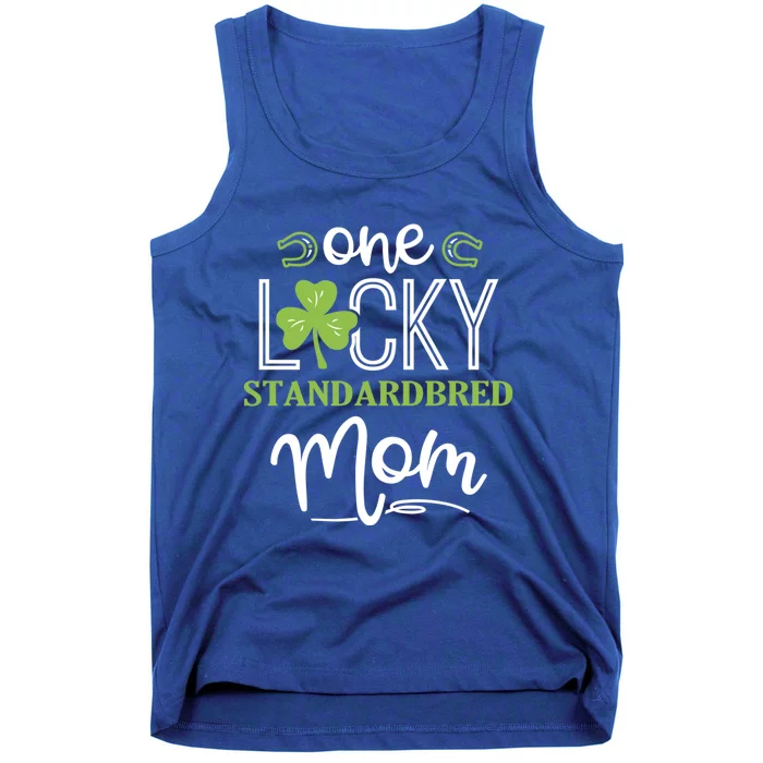 One Lucky Standardbred Horse Mom Irish Horseback Riding Gift Tank Top