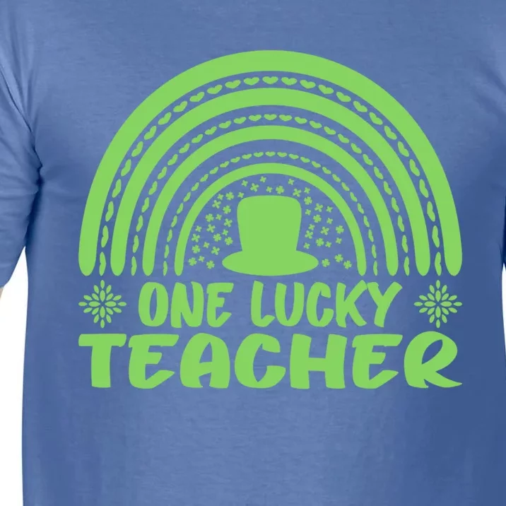 One Lucky Teacher St Patrick's Day Funny For Teacher Great Gift Comfort Colors T-Shirt